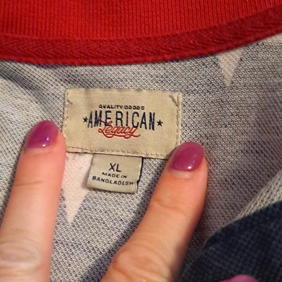 RedHead American Legacy Stars and Stripes Short-Sleeve Polo XL - Picture 5 of 5